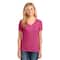 Port & Company® Brights Core Cotton V-Neck Ladies T-Shirt